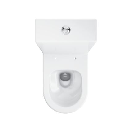 Ravak X01870 - WC combiné sans bride avec abattant SoftClose OPTIMA, céramique/blanc