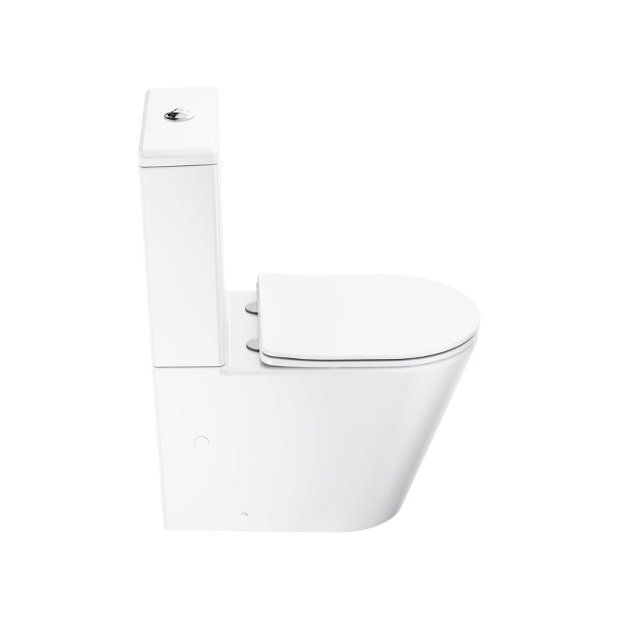 Ravak X01872 - WC combiné Rimless avec abattant SoftClose ELEGANT céramique/blanc