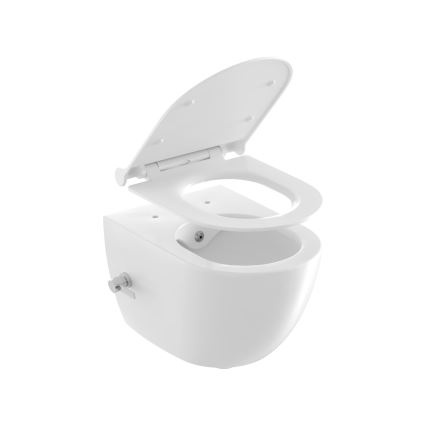 Ravak X01912 - WC suspendu avec buse de bidet CHROME céramique/blanc