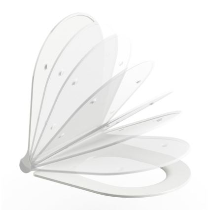 Ravak X01912 - WC suspendu avec buse de bidet CHROME céramique/blanc