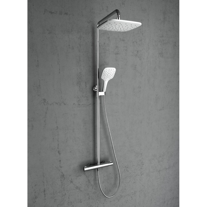 Ravak X070099 - Ensemble de douche avec mitigeur thermostatique TERMO, finition chrome brillant