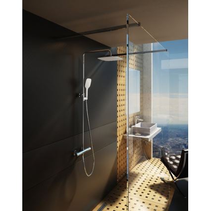 Ravak X070099 - Ensemble de douche avec mitigeur thermostatique TERMO, finition chrome brillant