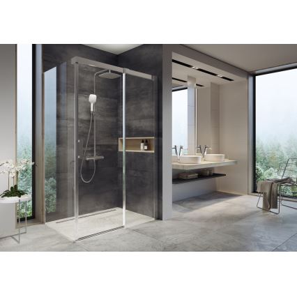 Ravak X070099 - Ensemble de douche avec mitigeur thermostatique TERMO, finition chrome brillant