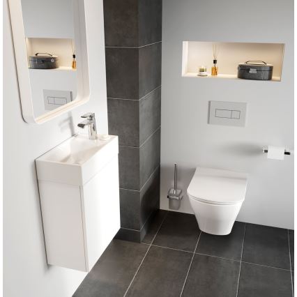 Ravak X070118 - Mitigeur pour lavabo FLAT 15,1 cm chromé brillant