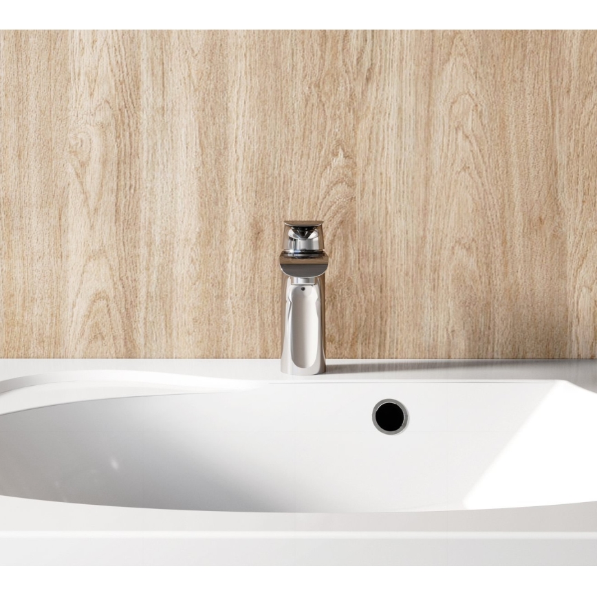 Ravak X070118 - Mitigeur pour lavabo FLAT 15,1 cm chromé brillant