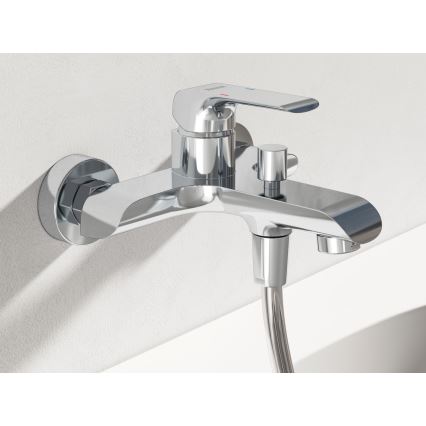 Ravak X070119 - Mitigeur de baignoire FLAT, chrome brillant
