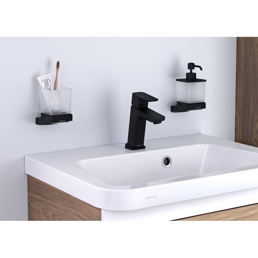 Ravak X070150 - Mitigeur pour lavabo FREE 17,2 cm noir