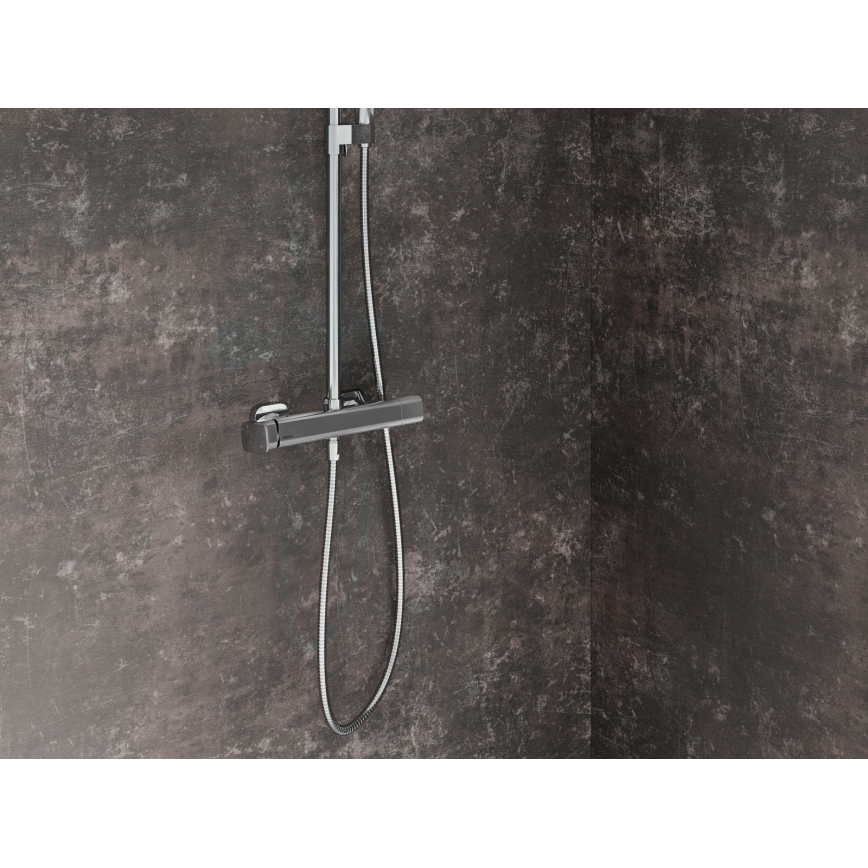 Ravak X070171 - Ensemble de douche avec mitigeur FREE, chrome brillant