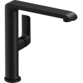 Ravak X070174 - Mitigeur lavabo/évier FLAT 26,2 cm noir mat