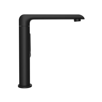 Ravak X070174 - Mitigeur lavabo/évier FLAT 26,2 cm noir mat