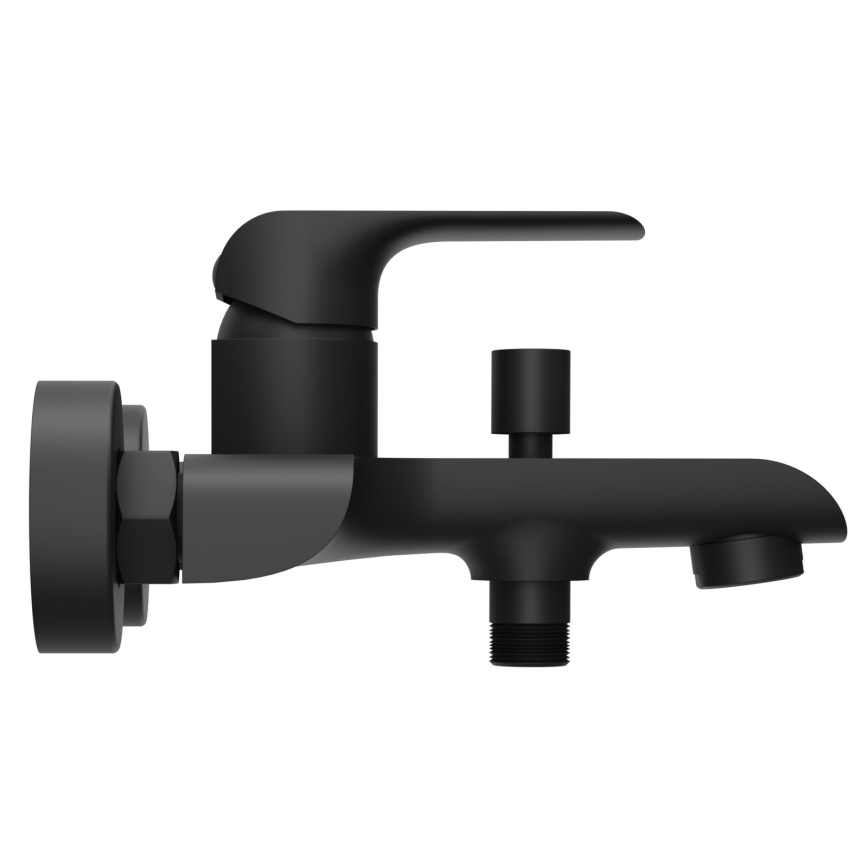 Ravak X070175 - Mitigeur de baignoire FLAT noir mat