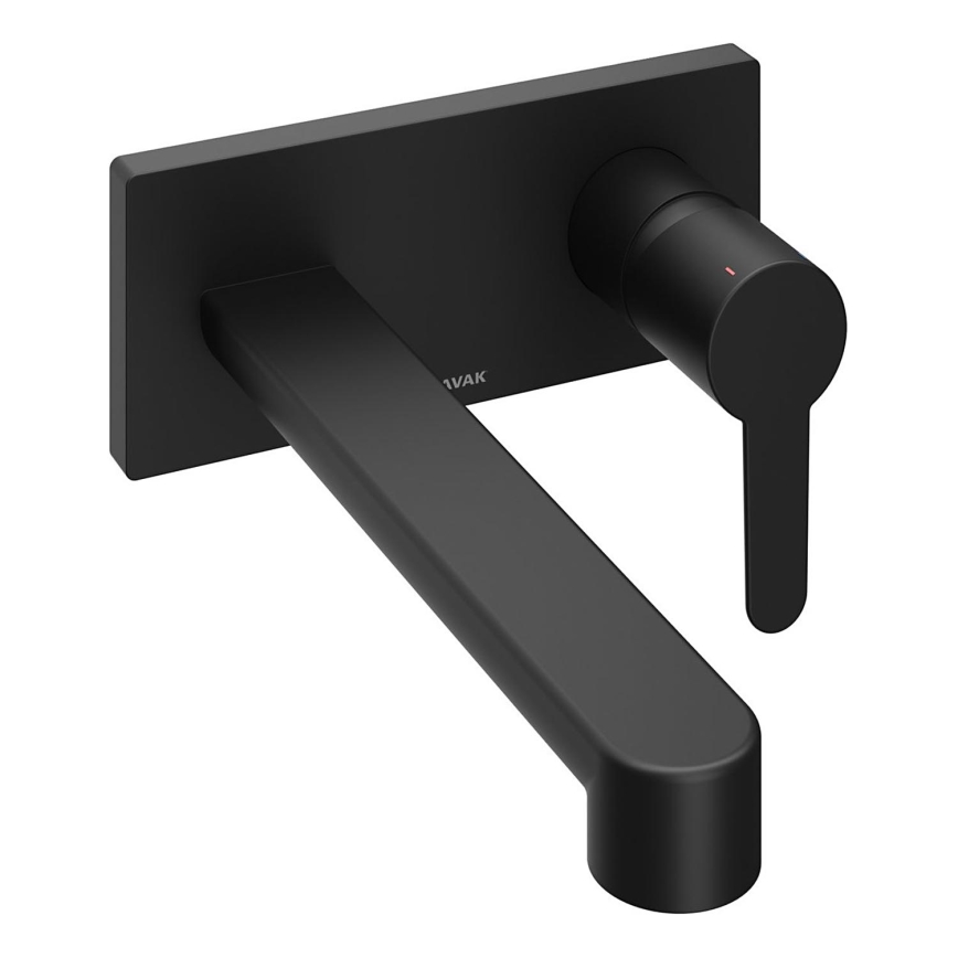 Ravak X070184 - Mitigeur de lavabo pour installation encastrée PURI noir