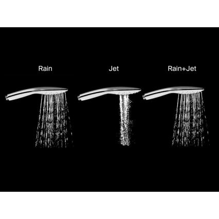 Ravak X070442 - Ensemble de douche FLAT avec mitigeur thermostatique, chrome brillant