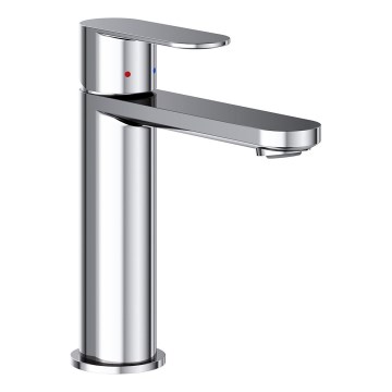 Ravak X070446 - Mitigeur de lavabo CHROME 17,7 cm, finition chrome brillant