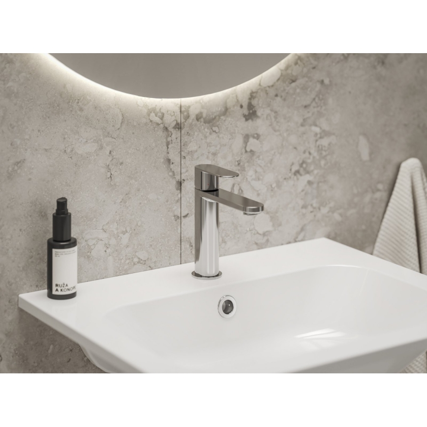 Ravak X070446 - Mitigeur de lavabo CHROME 17,7 cm, finition chrome brillant