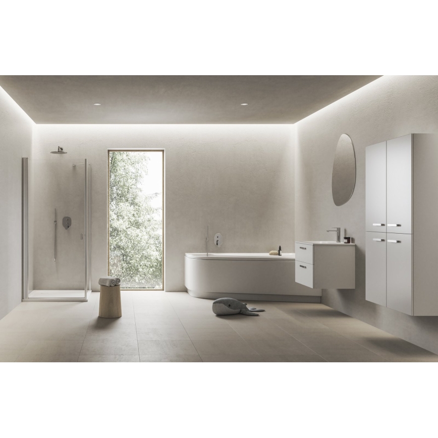 Ravak X070446 - Mitigeur de lavabo CHROME 17,7 cm, finition chrome brillant