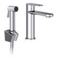 Ravak X070450 - Mitigeur pour lavabo avec douchette hygiénique CHROME, finition chrome brillant