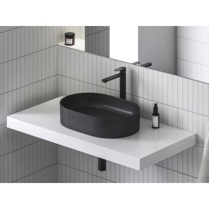 Ravak X070459 - Mitigeur pour lavabo CHROME 30,3 cm noir