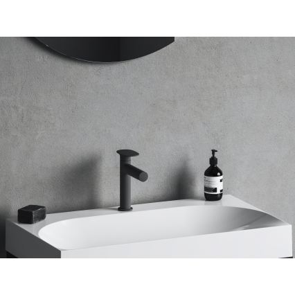 Ravak X070542 - Mitigeur de lavabo SPRING 18,9 cm noir
