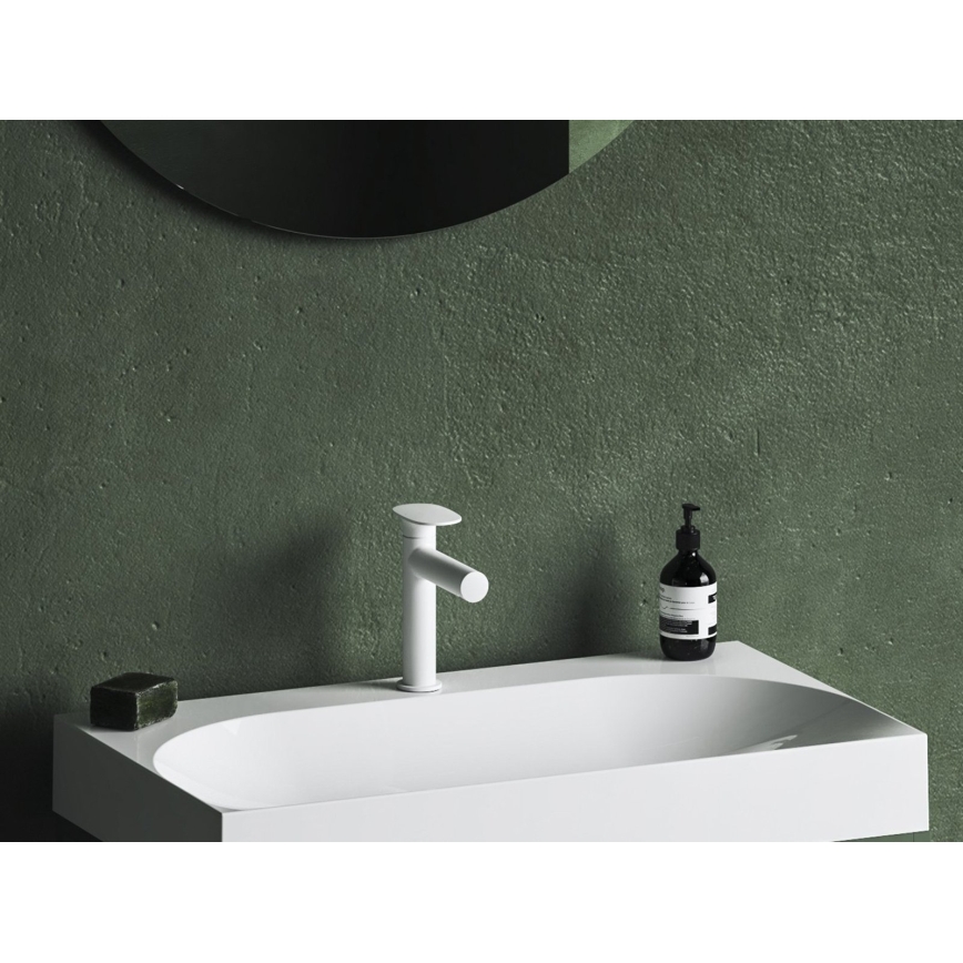 Ravak X070565 - Mitigeur de lavabo SPRING 18,9 cm blanc