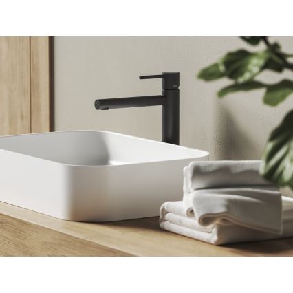 Ravak X070649 - Mitigeur pour lavabo NOX 28 cm noir mat