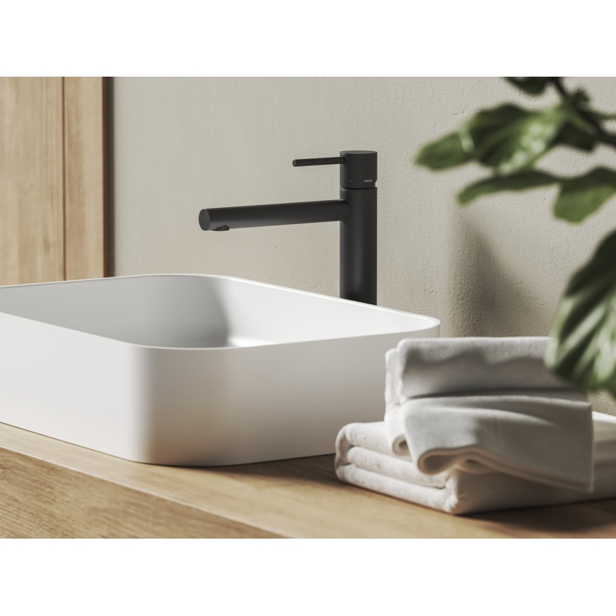 Ravak X070649 - Mitigeur pour lavabo NOX 28 cm noir mat