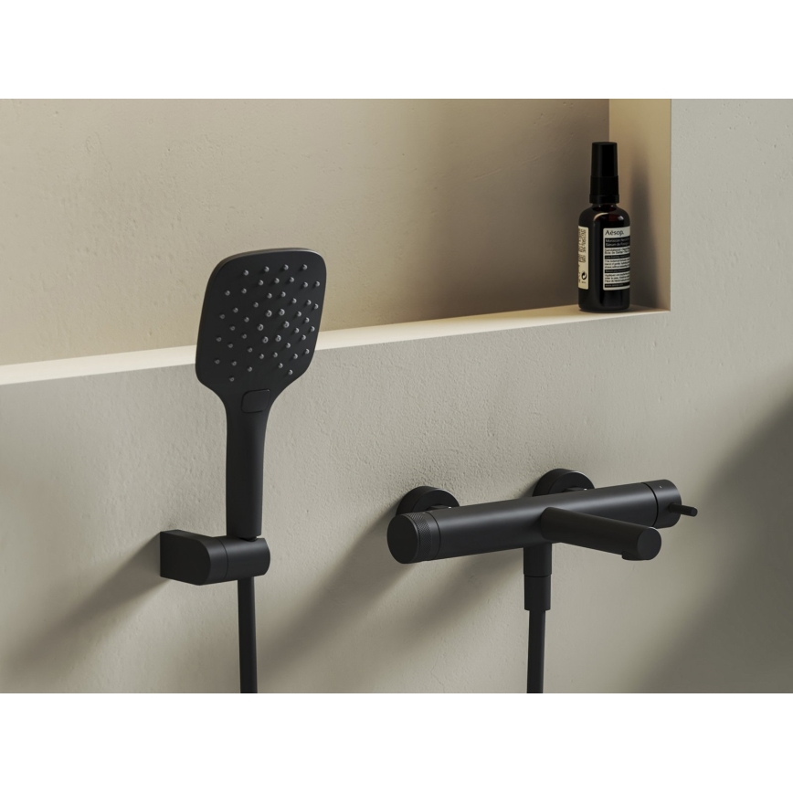 Ravak X070650 - Mitigeur de baignoire NOX noir mat