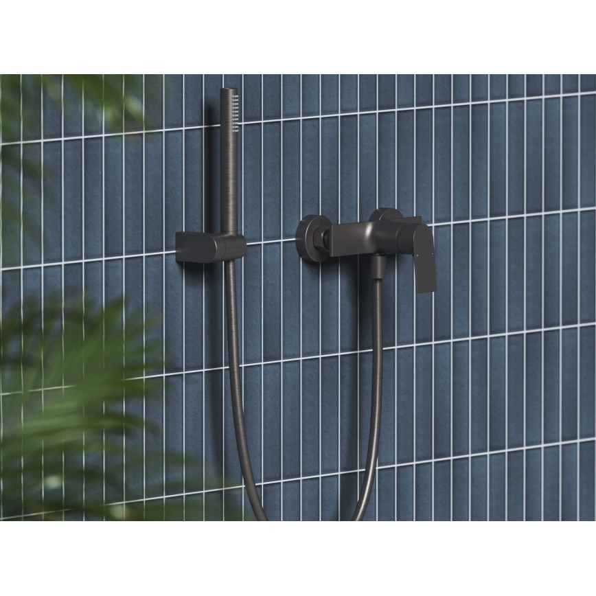Ravak X070655 - Mitigeur de douche PLAN graphite brossé