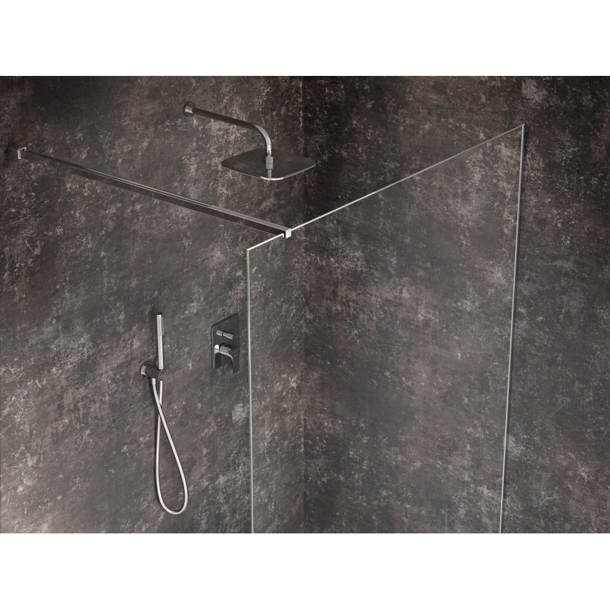 Ravak X07P176 - Flexible de douche en plastique 150 cm chromé brillant