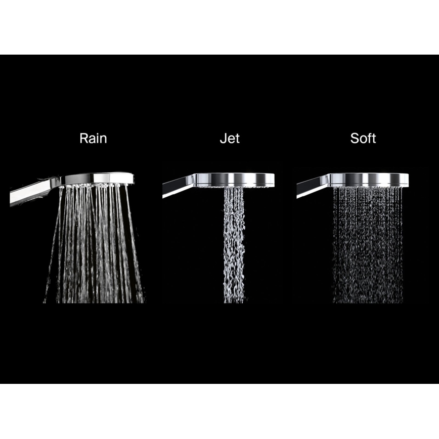 Ravak X07P177 - ensemble de douche finition chrome brillant