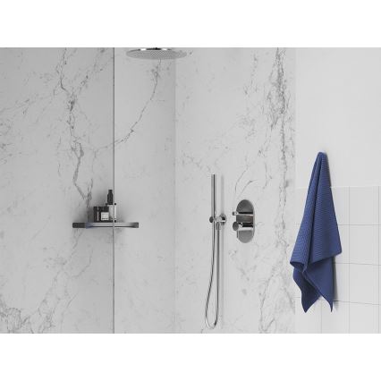Ravak X07P337 - Flexible de douche en plastique 200 cm chrome brillant
