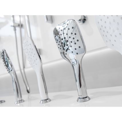 Ravak X07P348 - Douchette à main à bouton, chrome brillant