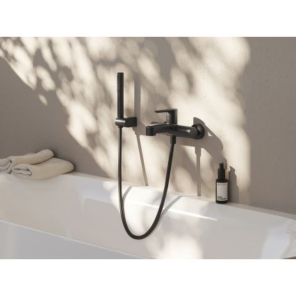 Ravak X07P568 - Flexible de douche en plastique 150 cm noir