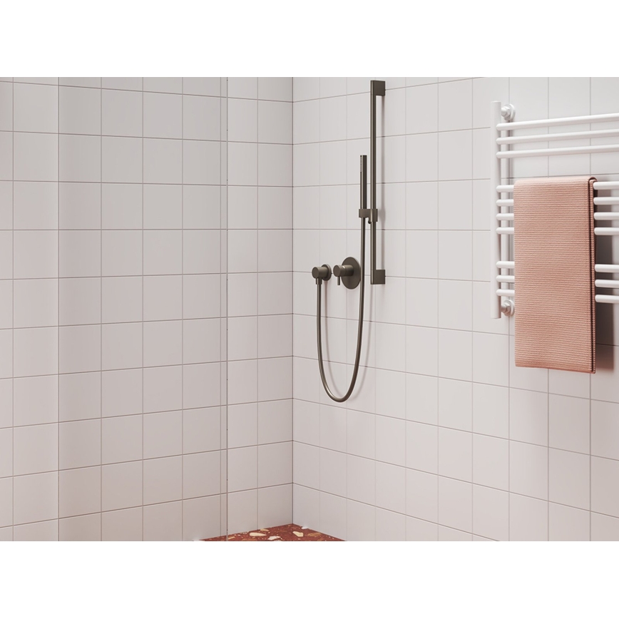 Ravak X07P694 - Douchette à main, finition graphite brossé