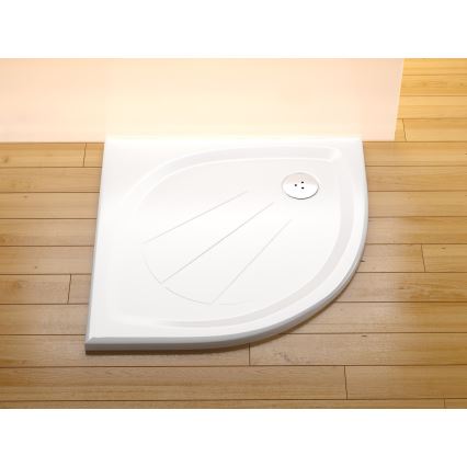 Ravak XA237701010 - Receveur de douche quart de cercle ELIPSO 90x90 cm blanc