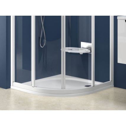 Ravak XA237711010 - Receveur de douche quart de cercle ELIPSO 90x90 cm blanc