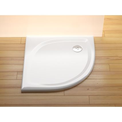 Ravak XA237711010B - Receveur de douche quart de cercle ELIPSO 90 x 90 cm, blanc