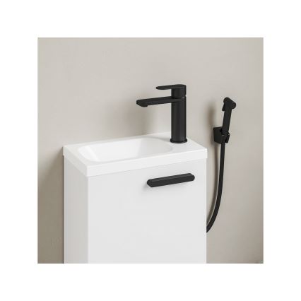 Ravak XJGP1100000 - Lavabo suspendu CHROME 40x22 cm marbre coulé/blanc