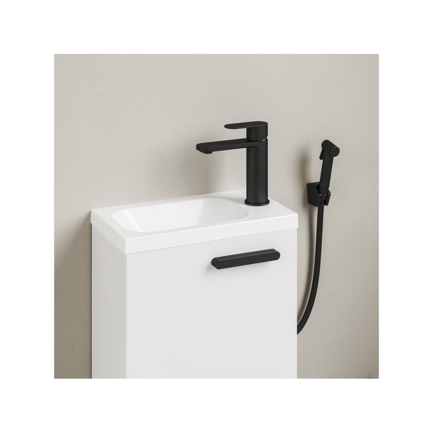Ravak XJGP1100000 - Lavabo suspendu CHROME 40x22 cm marbre coulé/blanc