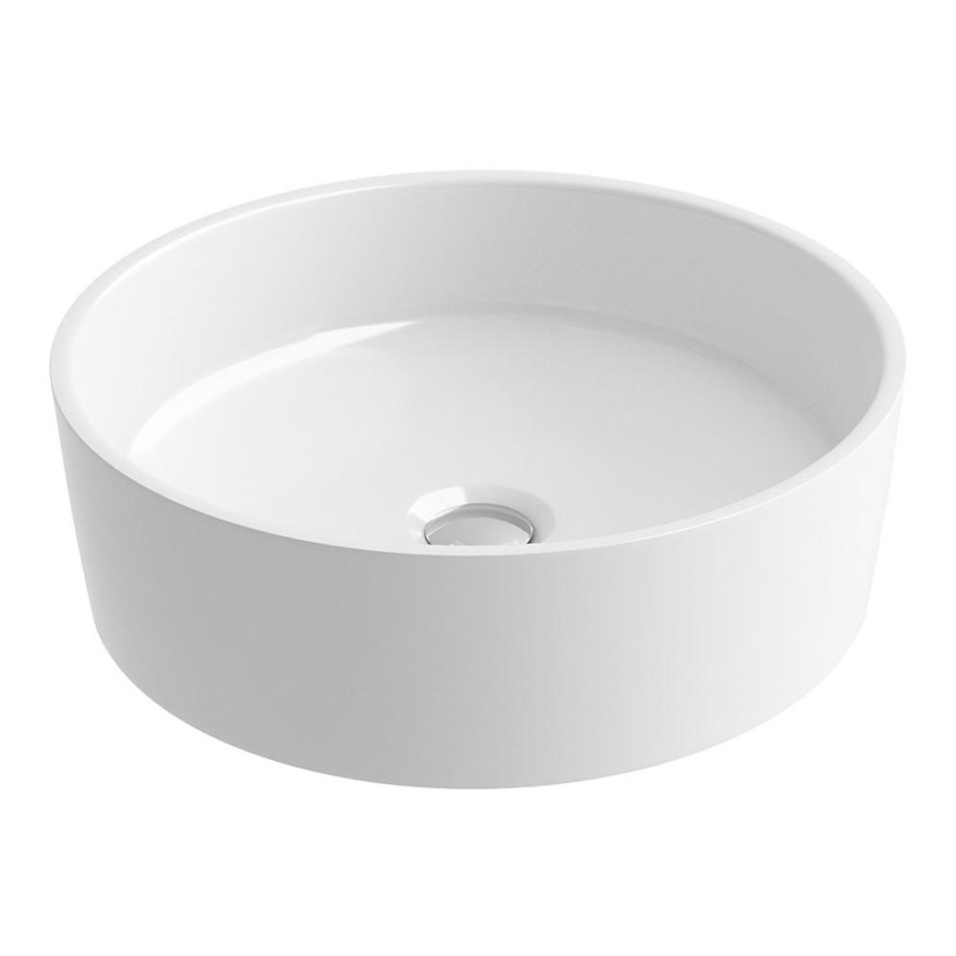 Ravak XJX01140001 - Lavabo à poser UNI Ø 40 cm céramique/blanc