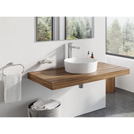 Ravak XJX01140001 - Lavabo à poser UNI Ø 40 cm céramique/blanc