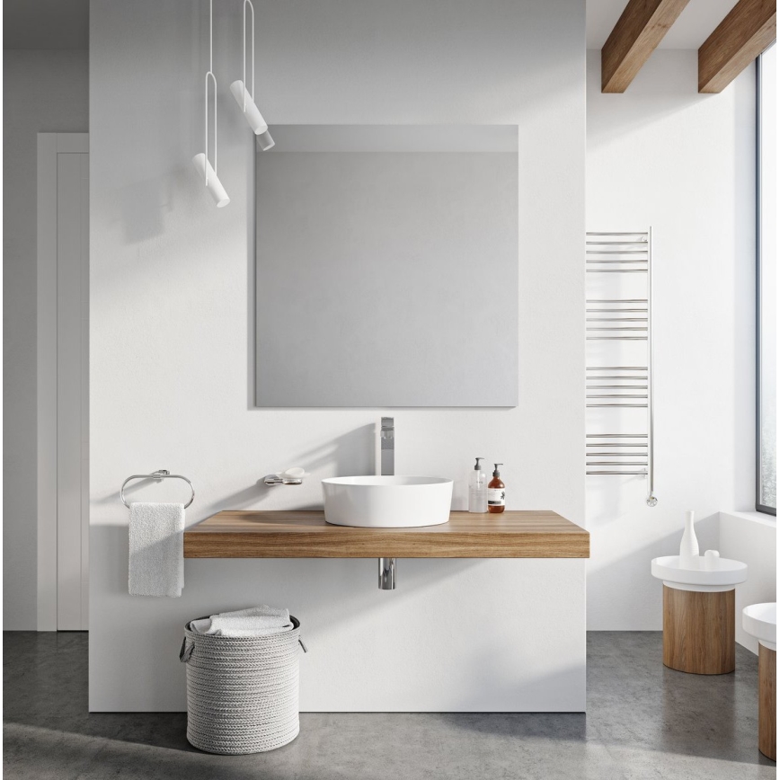 Ravak XJX01140002 - Lavabo à poser UNI SLIM Ø 40 cm céramique/blanc