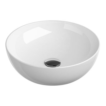 Ravak XJX01140003 - Lavabo à poser UNI SLIM Ø 40 cm céramique/blanc