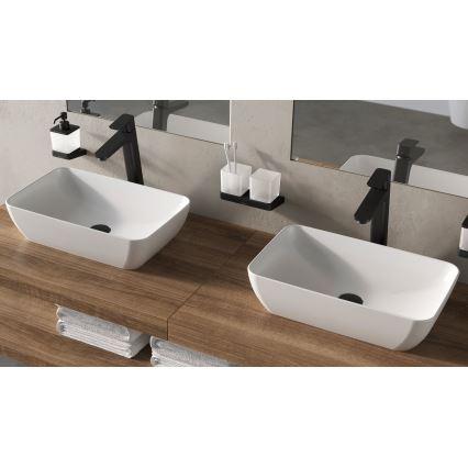 Ravak XJX01150001 - Lavabo à poser UNI SLIM 50x31 cm céramique/blanc