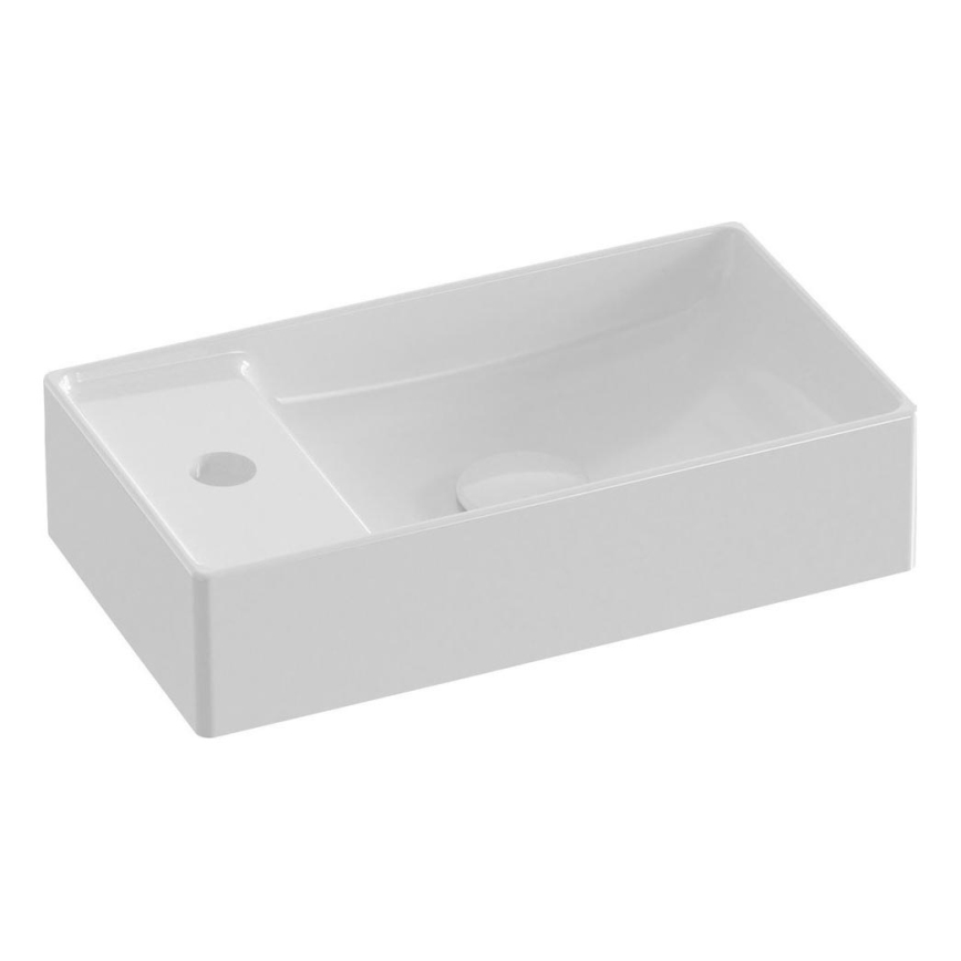 Ravak XJX01240000 - Lavabo à poser VEDA SLIM 40x22 cm céramique/blanc