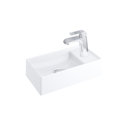 Ravak XJX01240000 - Lavabo à poser VEDA SLIM 40x22 cm céramique/blanc
