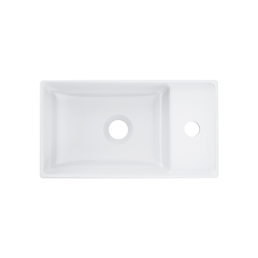 Ravak XJX01240000 - Lavabo à poser VEDA SLIM 40x22 cm céramique/blanc