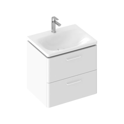 Ravak XJX01250000 - Lavabo encastré BALANCE 50x46,5 cm céramique/blanc