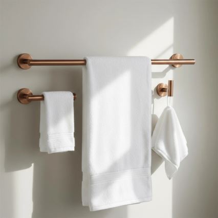 REA-05002 - Ensemble d'accessoires de salle de bains ARI en cuivre brossé