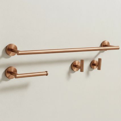 REA-05002 - Ensemble d'accessoires de salle de bains ARI en cuivre brossé